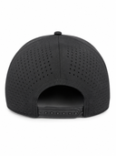 SENT black performance rope golf cap – back view